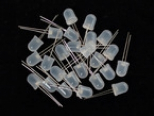 A846 Adafruit Diffused White 10mm LED (25 pack)