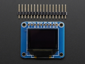 A684 OLED Breakout Board 16-bit Color 0.96 inch w/microSD holder
