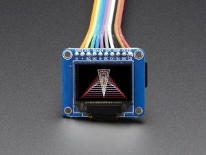 A684 OLED Breakout Board 16-bit Color 0.96 inch w/microSD holder
