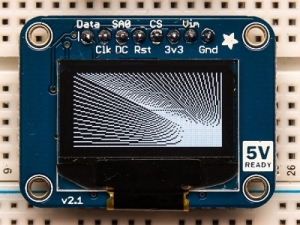 A326 Monochrome 0.96 inch 128x64 OLED graphic display